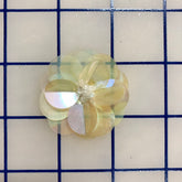 Applique - Sequined Flower Golden AB